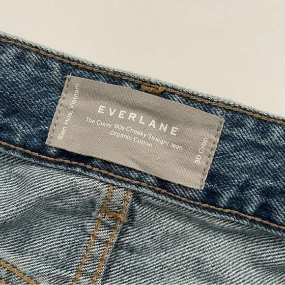 New Everlane Curvy 90s Cheeky Straight Jeans Size 30 - Picture 6 of 10